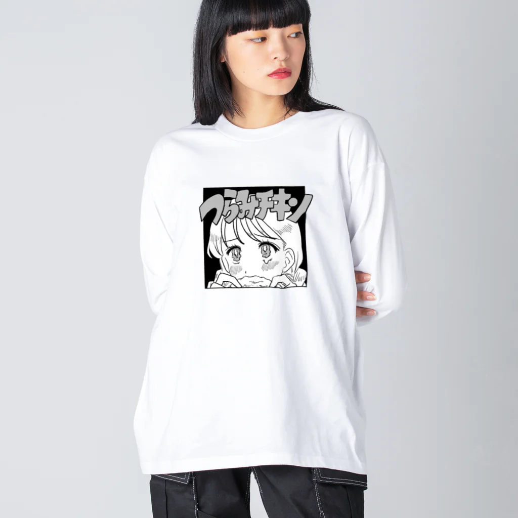 nsnのつらみチキン ビッグシルエットロングスリーブTシャツ