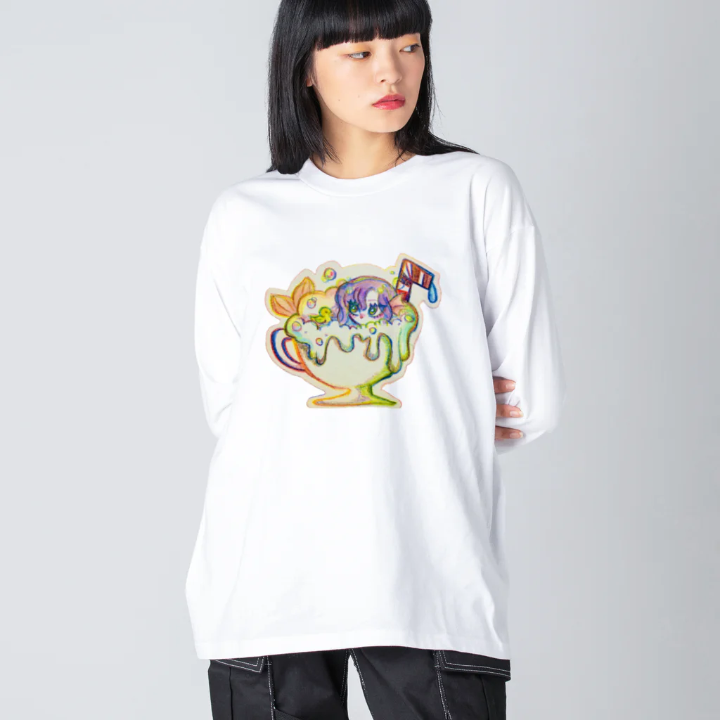 Fami ふぁみふぁいのバスタイム ビッグシルエットロングスリーブTシャツ