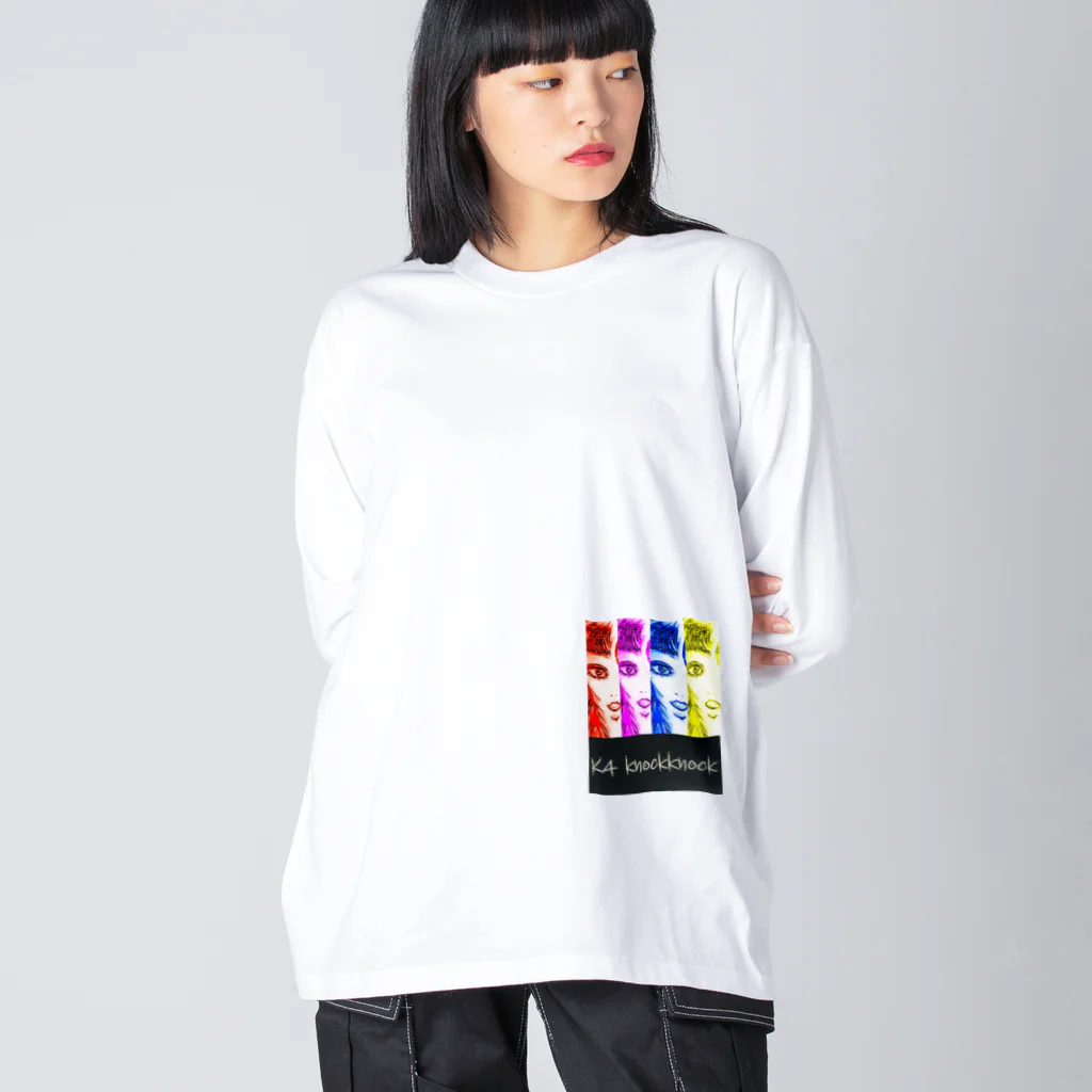 帽子屋のK4knockknock4piece ビッグシルエットロングスリーブTシャツ