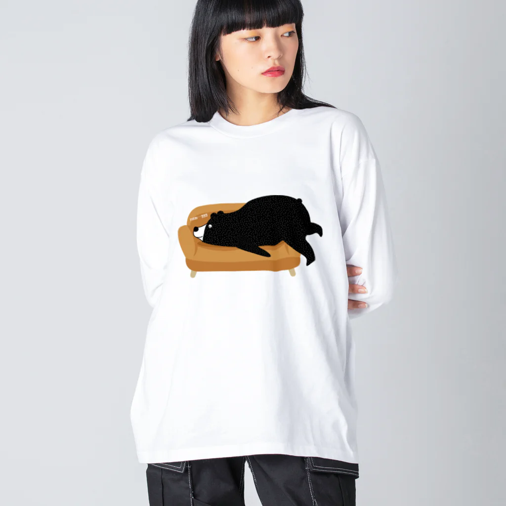 プリティベアのスリーピングベア Big Long Sleeve T-Shirt