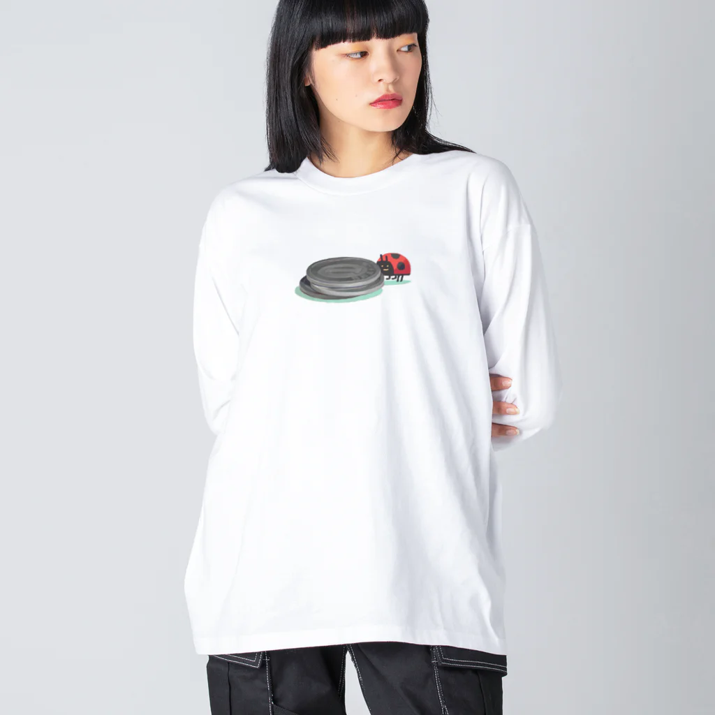 ノザキ-Nozakiの現金一括払いをするてんとう虫 Big Long Sleeve T-Shirt