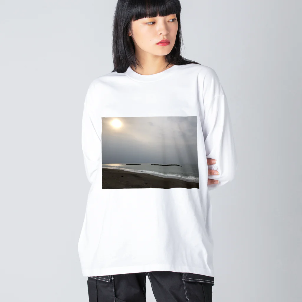 うすしお。shopのsea Big Long Sleeve T-Shirt