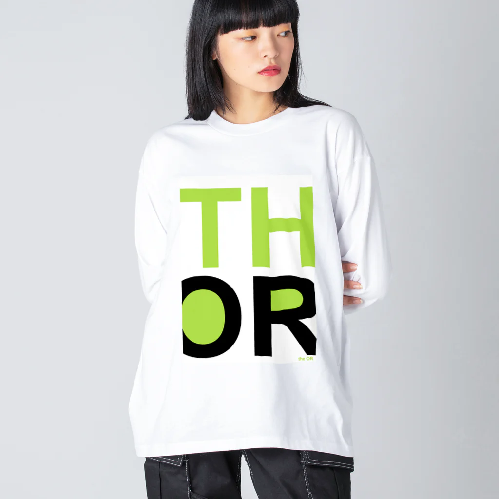 THE ORのTHE OR ビッグシルエットロングスリーブTシャツ1 ビッグシルエットロングスリーブTシャツ