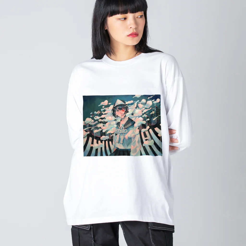 Tomei_Ningenの転生のTシャツ Big Long Sleeve T-Shirt