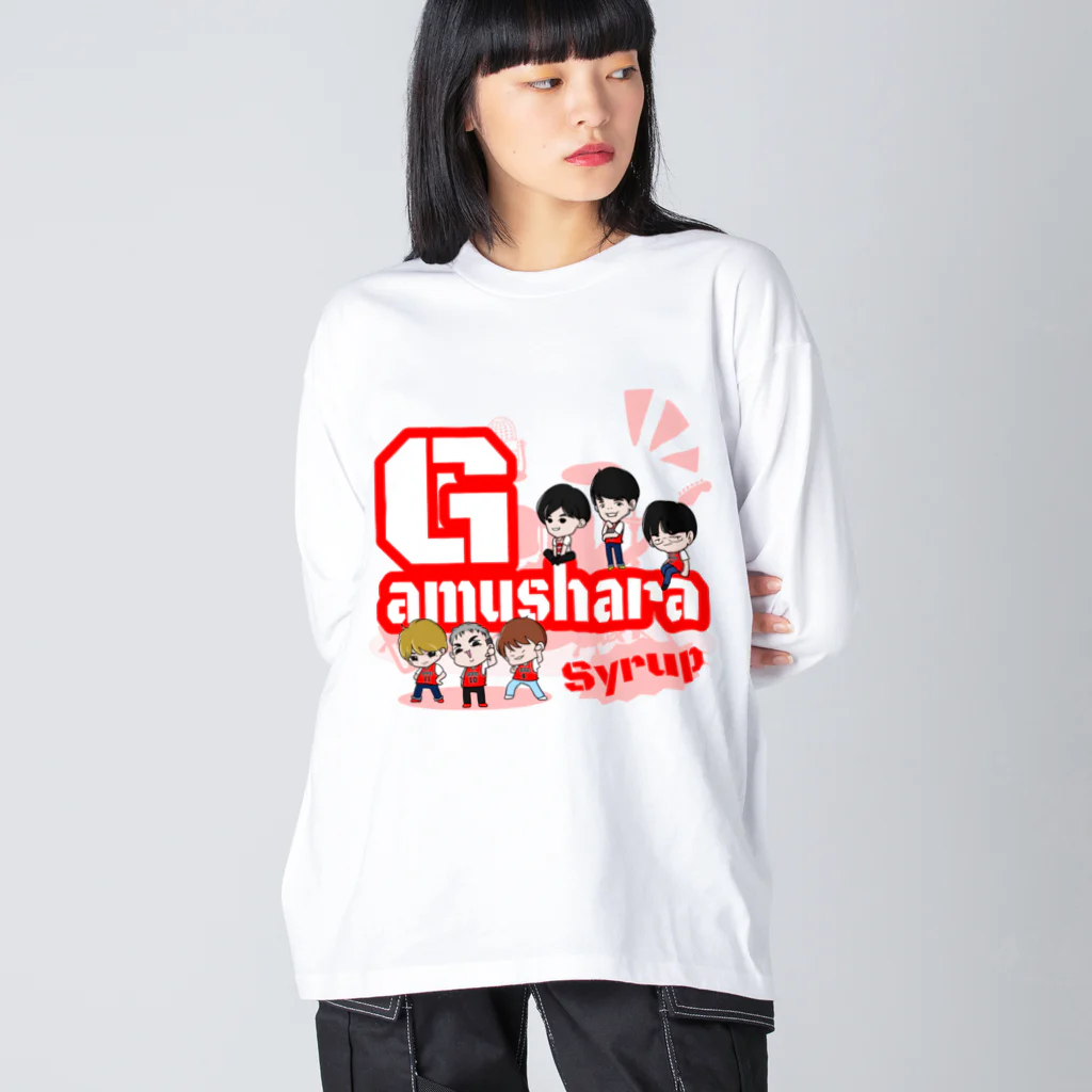 chopped_upのがむしゃらシロップオリジナルTシャツ ビッグシルエットロングスリーブTシャツ