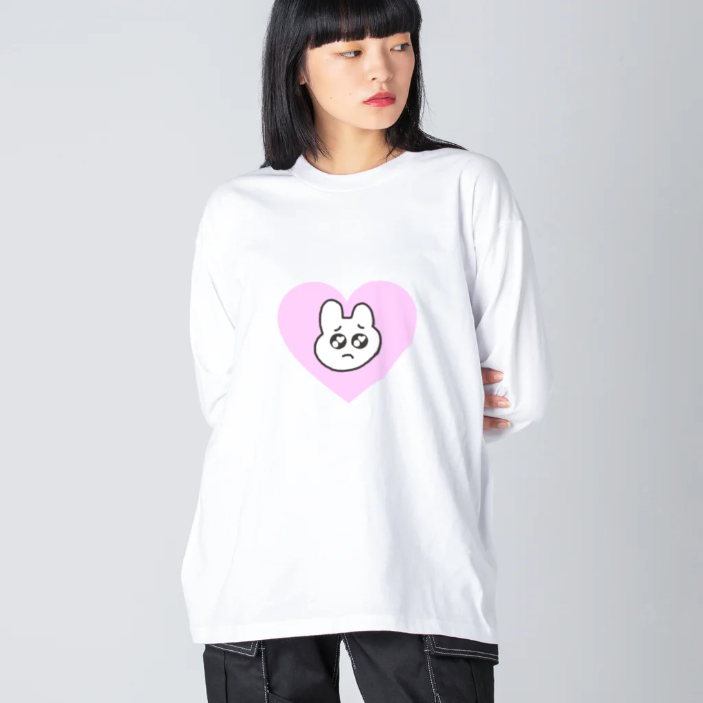 hitomiのぴえんなうさぎ Big Long Sleeve T-Shirt