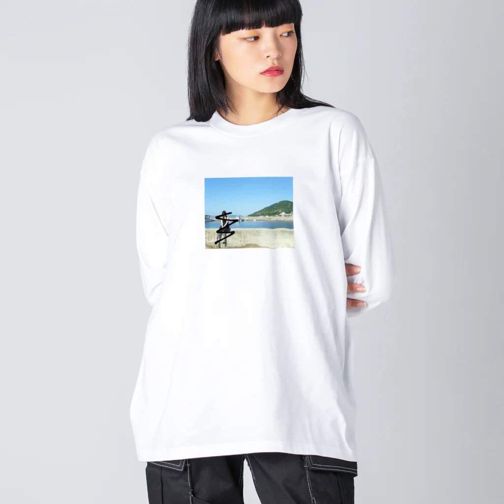 くもをものつまんない。 ビッグシルエットロングスリーブTシャツ