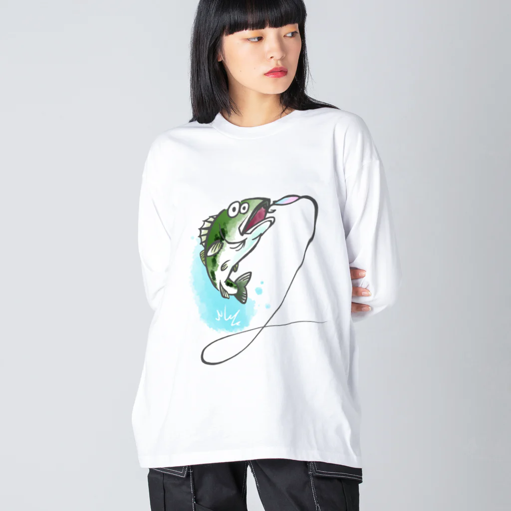 EGAMiのblackbass ビッグシルエットロングスリーブTシャツ