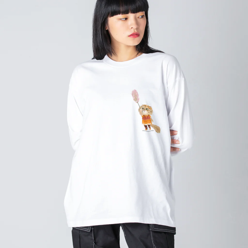 wokasinaiwoのニシキアナゴなハナちゃん Big Long Sleeve T-Shirt