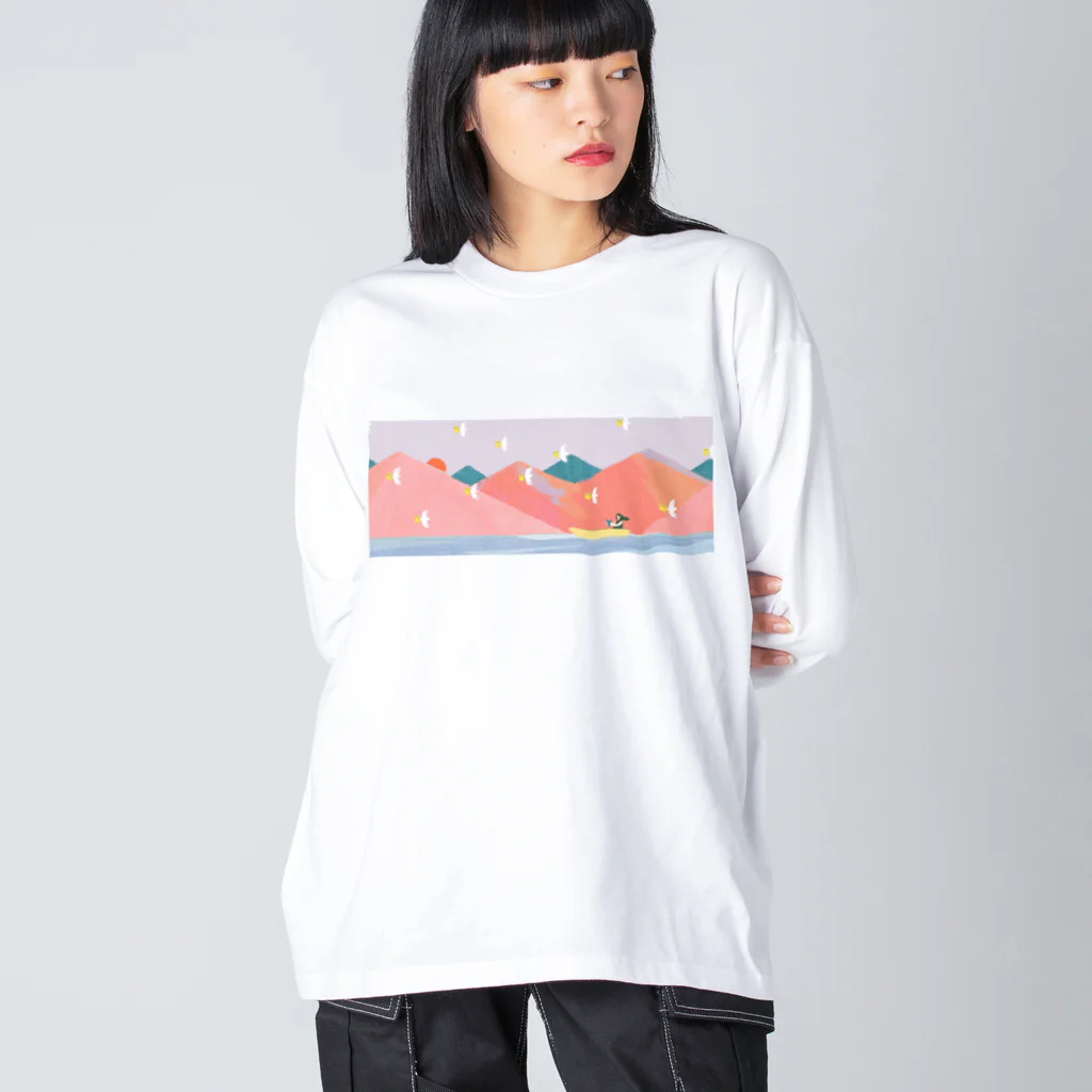 宮下和のウェブショップの運河 Big Long Sleeve T-Shirt