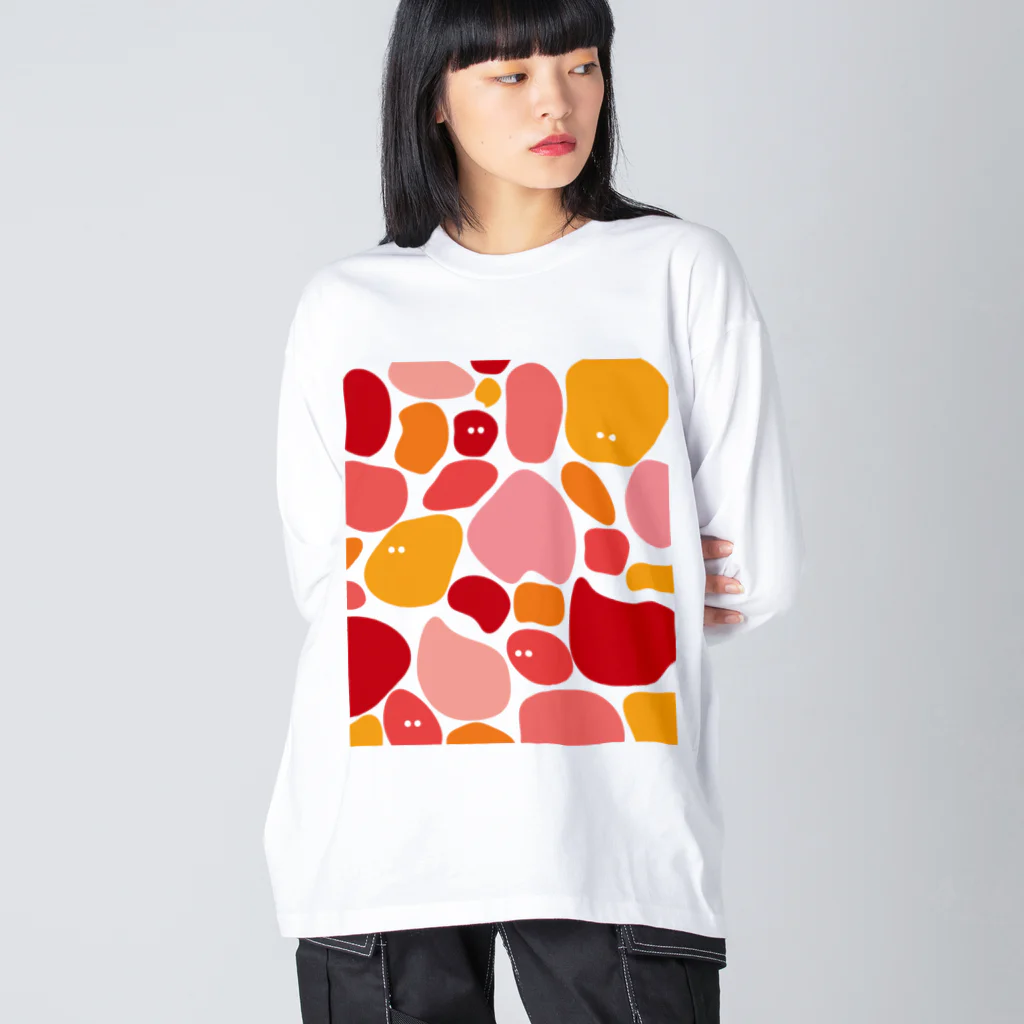 hr. grassのいっぱい(レッド) Big Long Sleeve T-Shirt