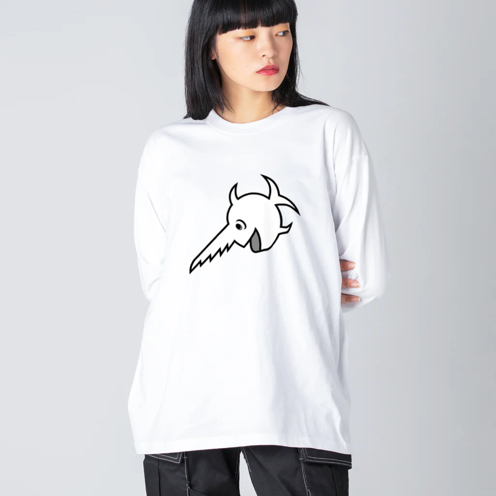 stereovisionの笑うノコギリザメ Big Long Sleeve T-Shirt