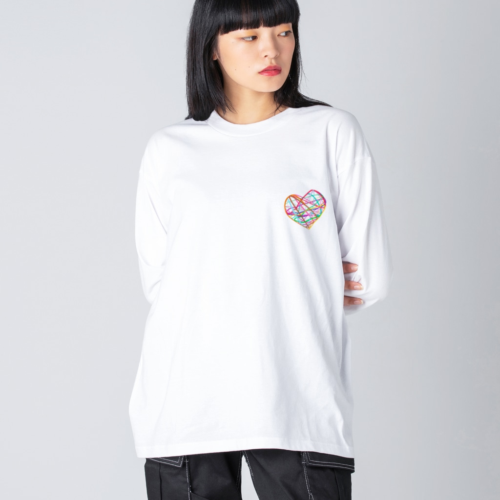 AKETAMA OFFICIAL GOODSのThe Concept of Gal Game Big Long Sleeve T-Shirt