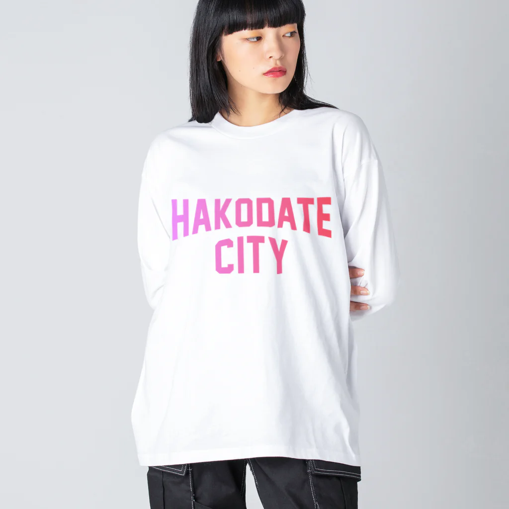 JIMOTOE Wear Local Japanの函館市 HAKODATE CITY ビッグシルエットロングスリーブTシャツ