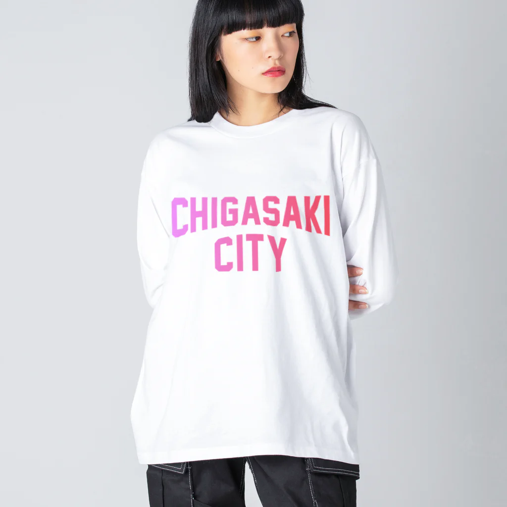 JIMOTO Wear Local Japanの茅ヶ崎市 CHIGASAKI CITY Big Long Sleeve T-Shirt