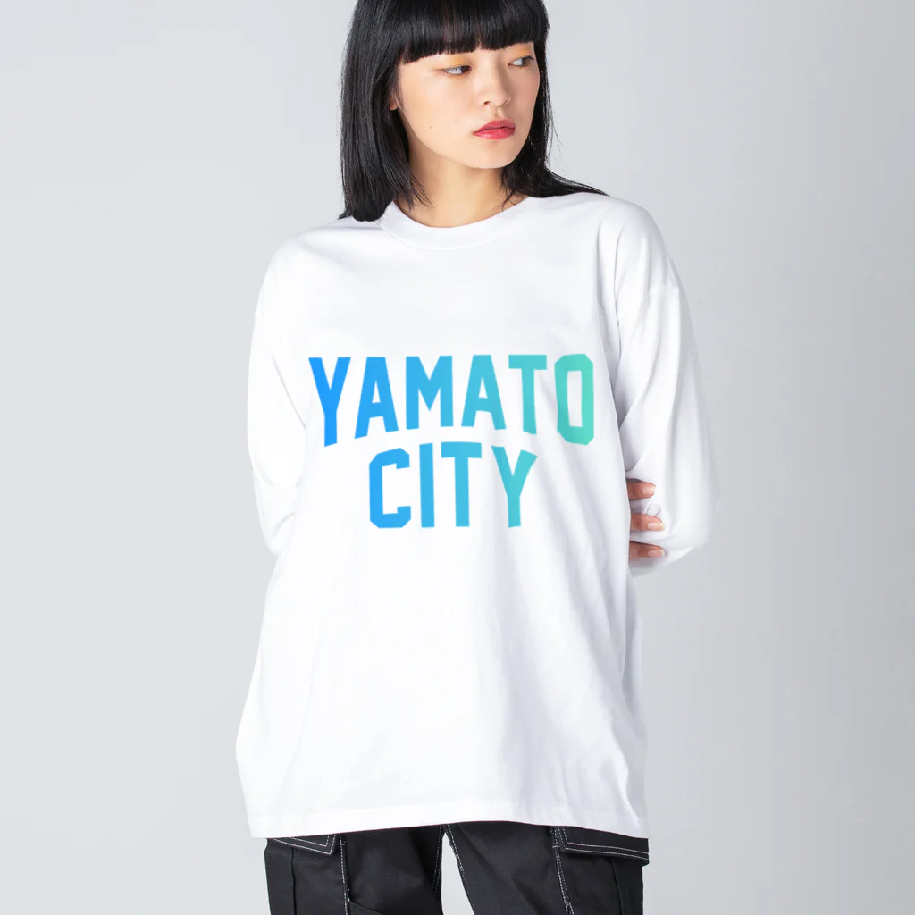 JIMOTO Wear Local Japanの大和市 YAMATO CITY ビッグシルエットロングスリーブTシャツ