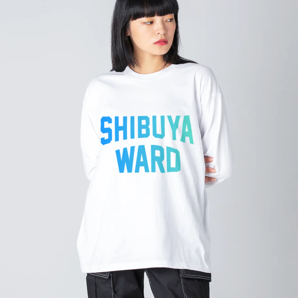 JIMOTO Wear Local Japanの渋谷区 SHIBUYA WARD Big Long Sleeve T-Shirt