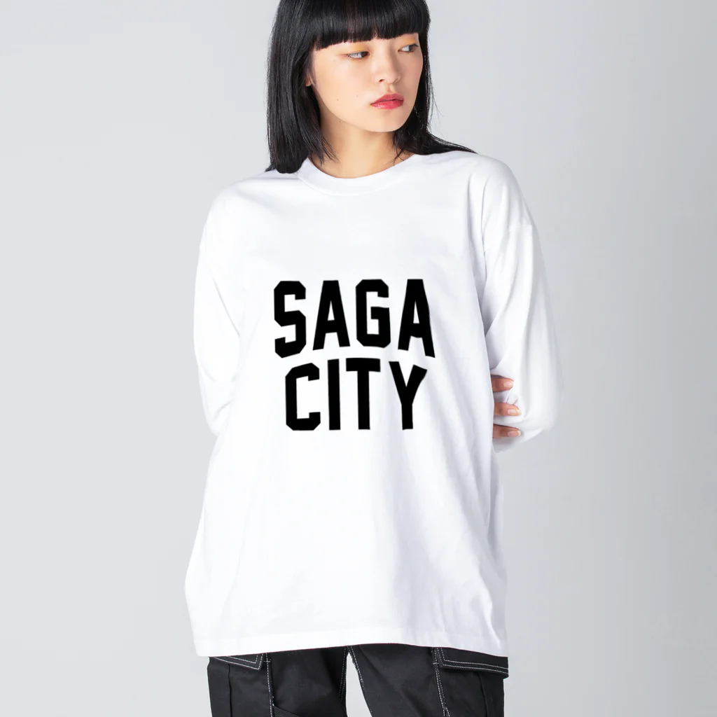 JIMOTOE Wear Local Japanの佐賀市 SAGA CITY Big Long Sleeve T-Shirt