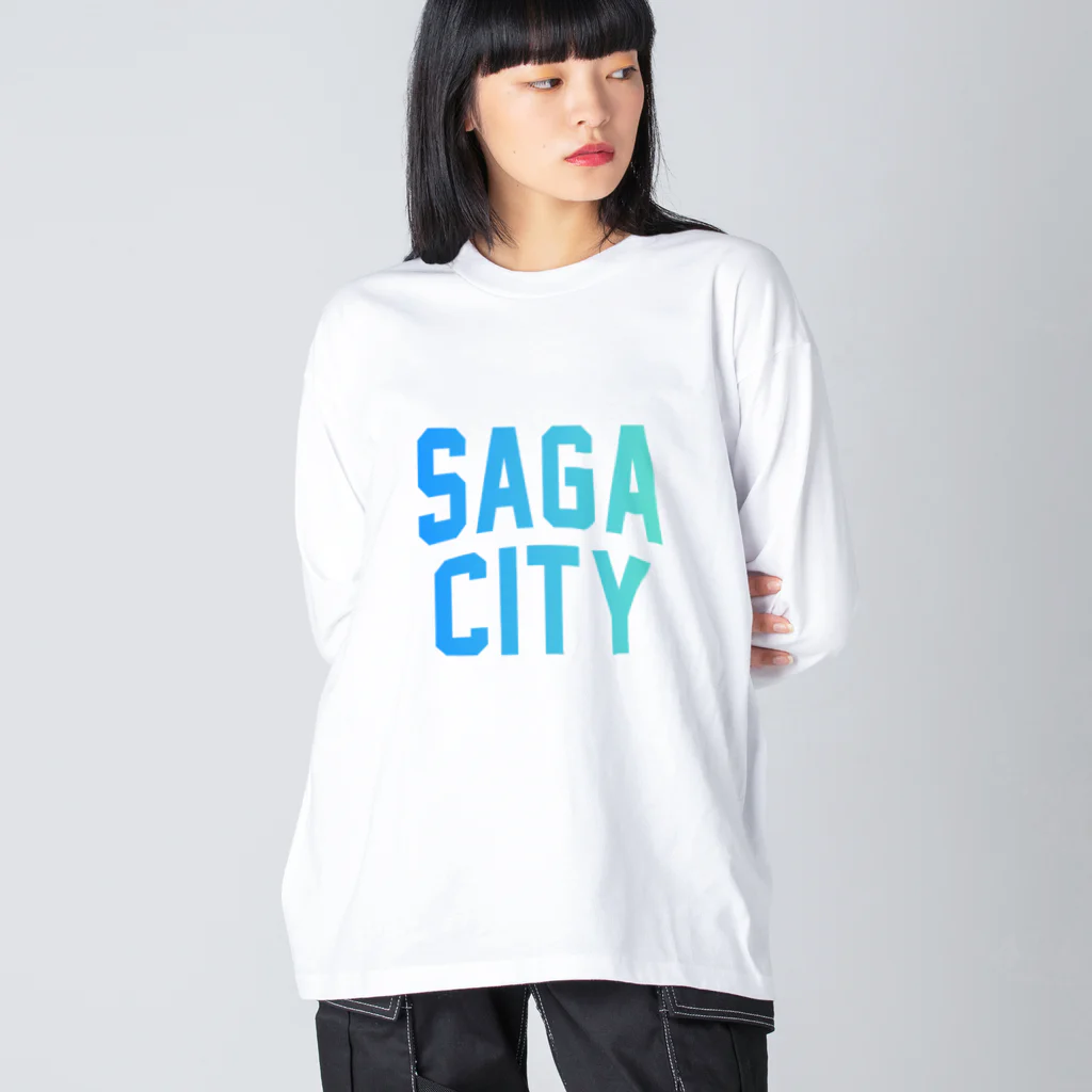 JIMOTOE Wear Local Japanの佐賀市 SAGA CITY Big Long Sleeve T-Shirt