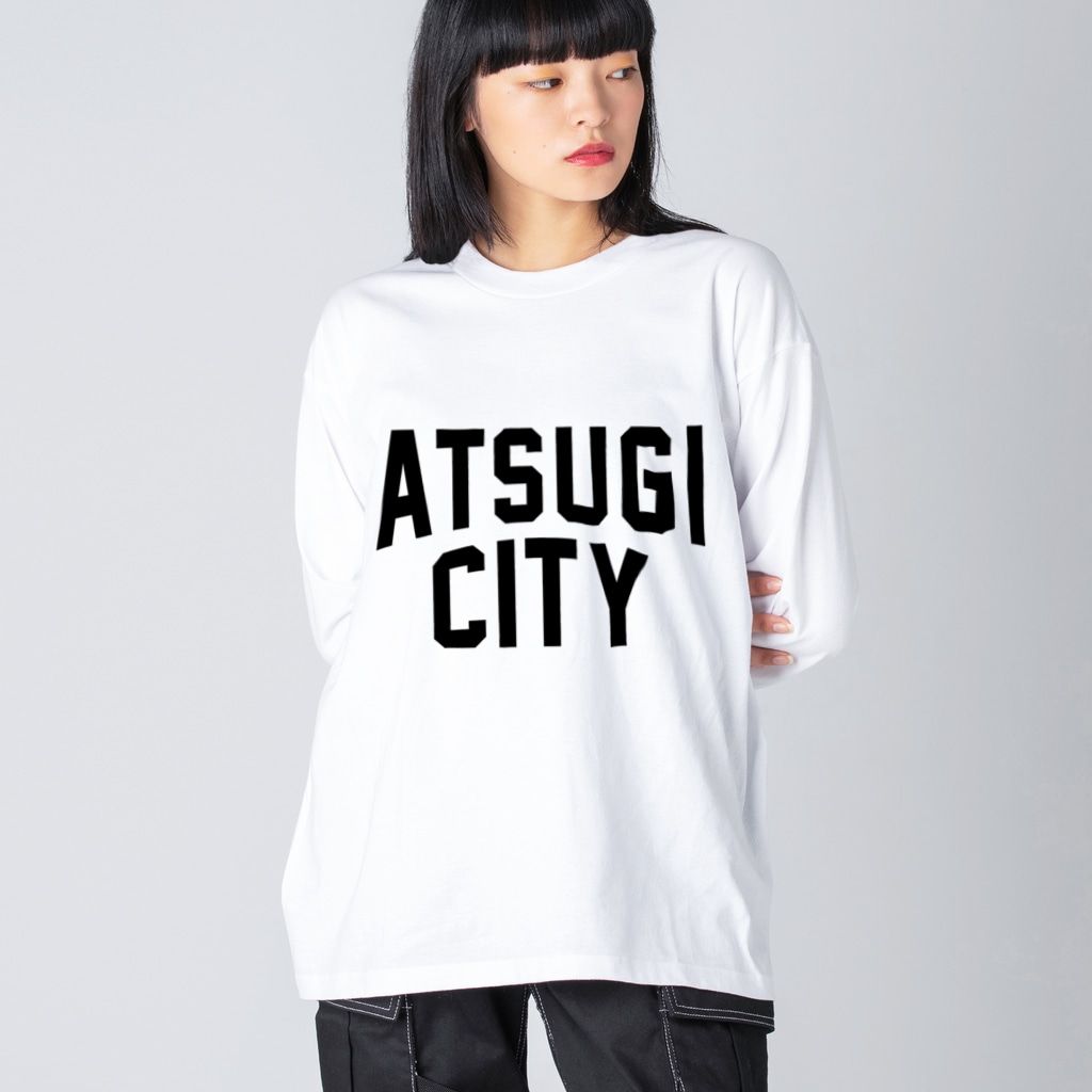 JIMOTO Wear Local Japanの厚木市 ATSUGI CITY Big Long Sleeve T-Shirt