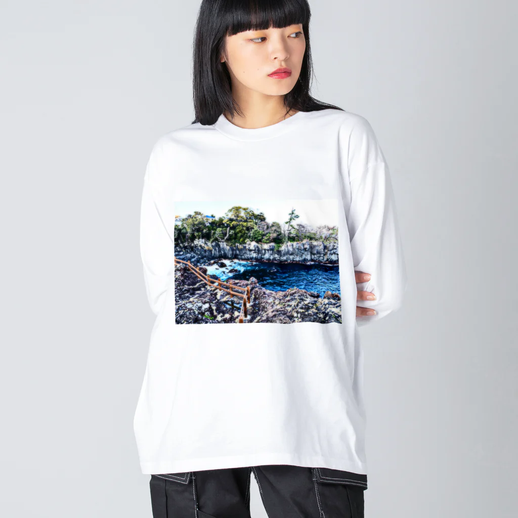 センジュの留まるところ Big Long Sleeve T-Shirt