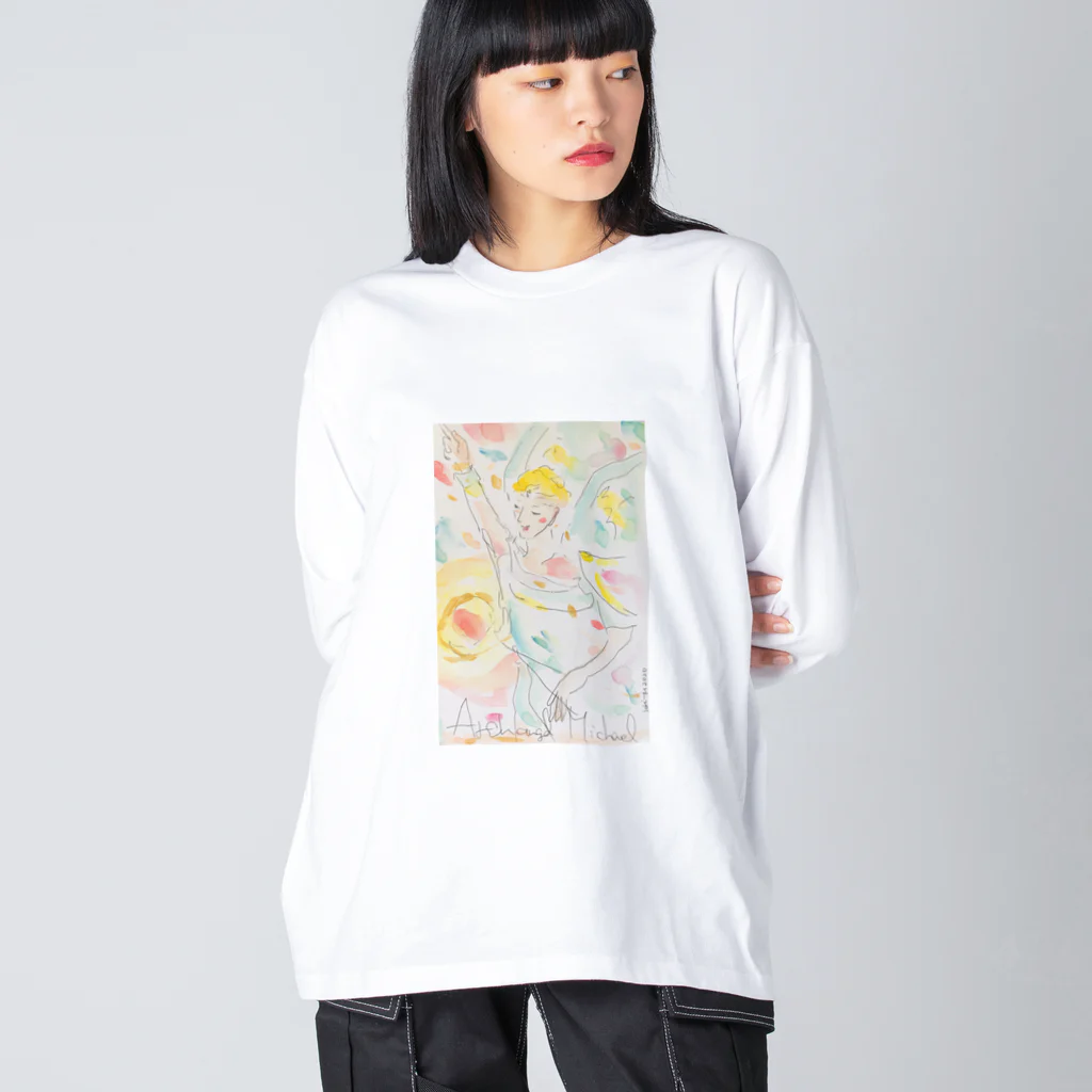 ラ・タンドレスの大天使ミカエル Big Long Sleeve T-Shirt