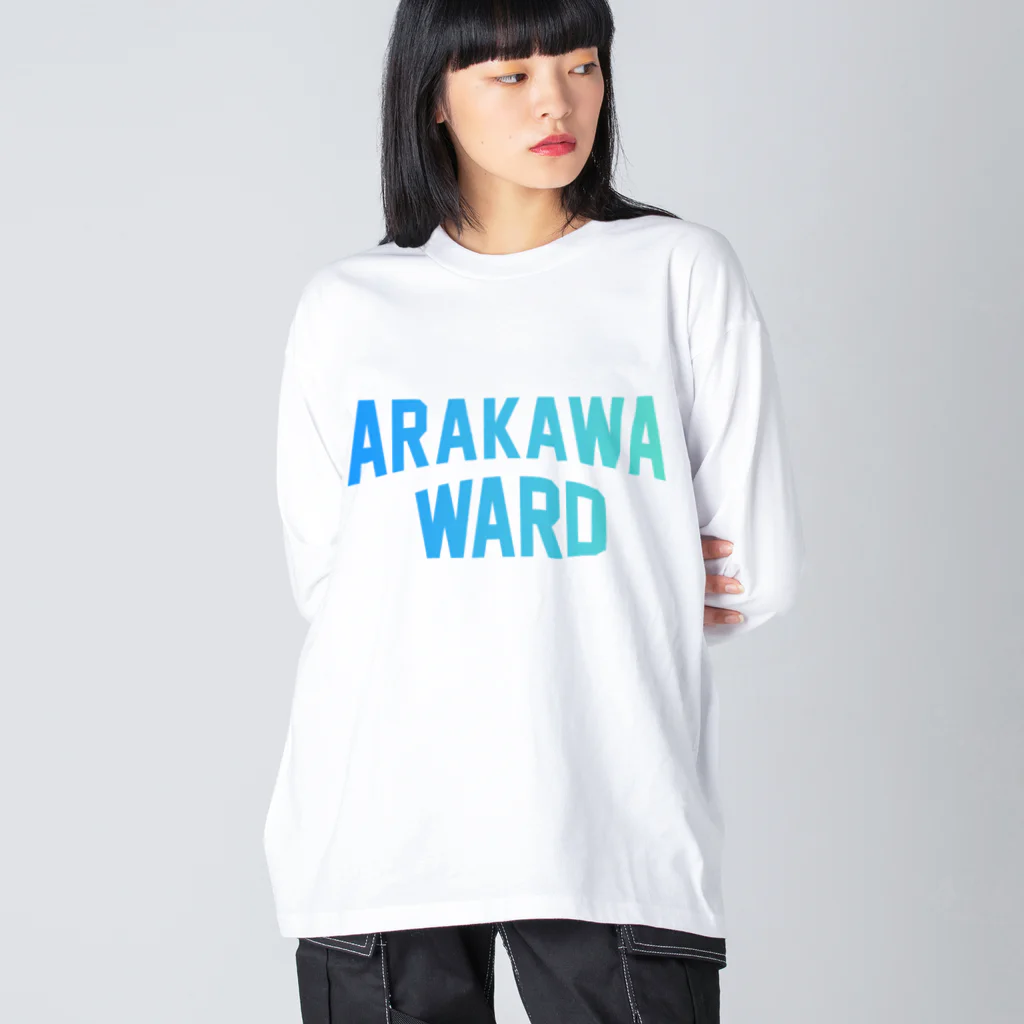 JIMOTO Wear Local Japanの荒川市 ARAKAWA CITY ビッグシルエットロングスリーブTシャツ