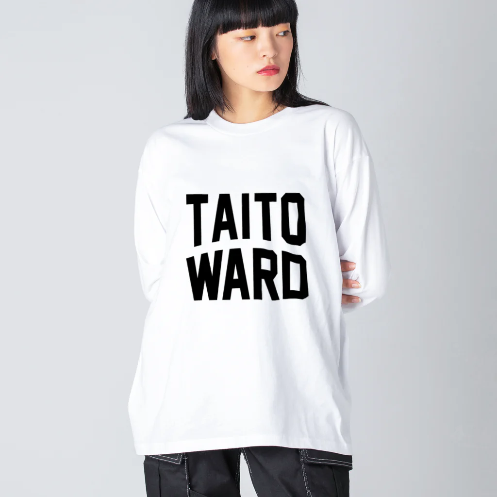 JIMOTO Wear Local Japanの台東区 TAITO WARD Big Long Sleeve T-Shirt