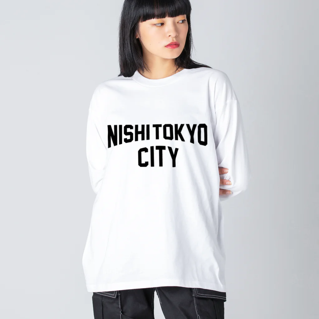 JIMOTOE Wear Local Japanの西東京市 NISHI TOKYO CITY Big Long Sleeve T-Shirt