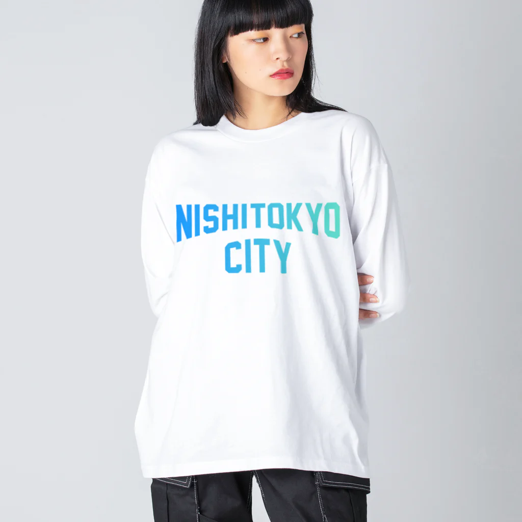 JIMOTOE Wear Local Japanの西東京市 NISHI TOKYO CITY Big Long Sleeve T-Shirt