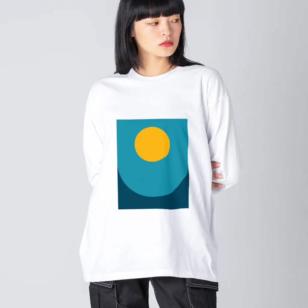 レトロ屋の月夜 Big Long Sleeve T-Shirt