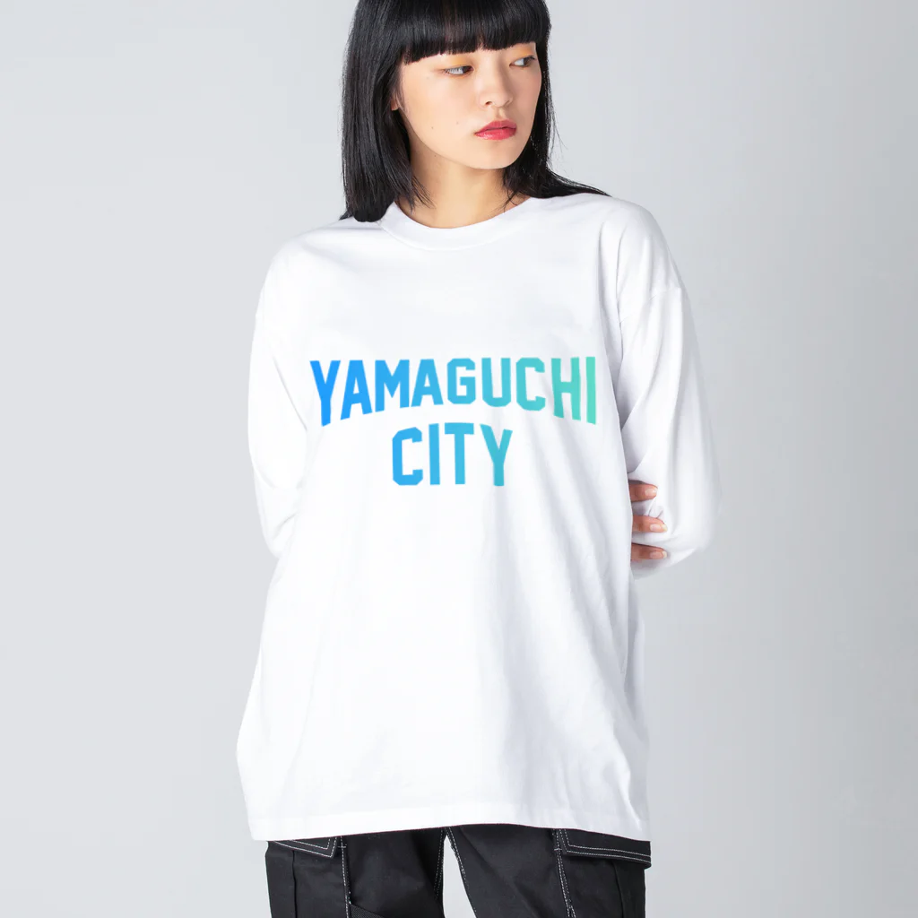 JIMOTO Wear Local Japanの山口市 YAMAGUCHI CITY Big Long Sleeve T-Shirt