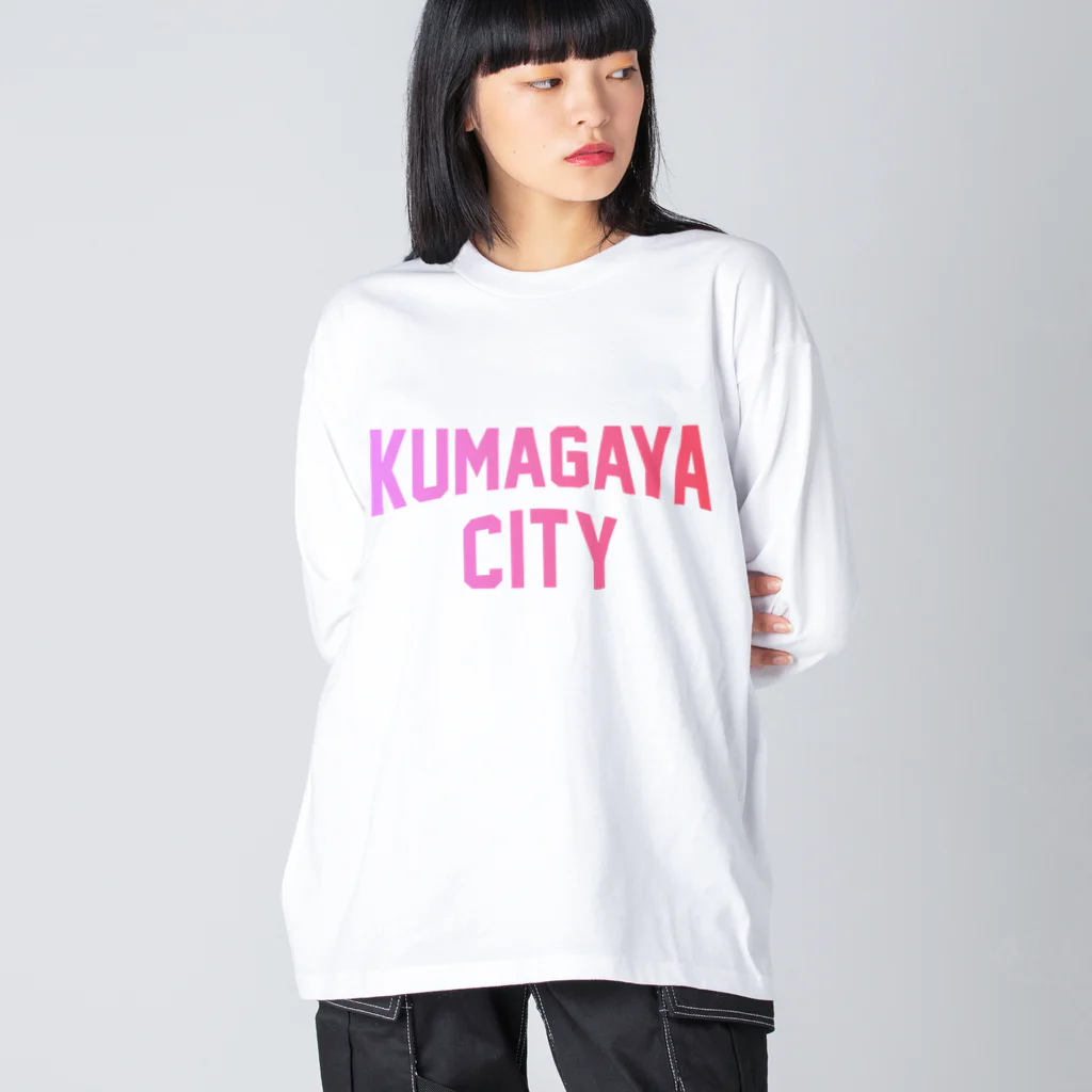 JIMOTO Wear Local Japanの熊谷市 KUMAGAYA CITY Big Long Sleeve T-Shirt