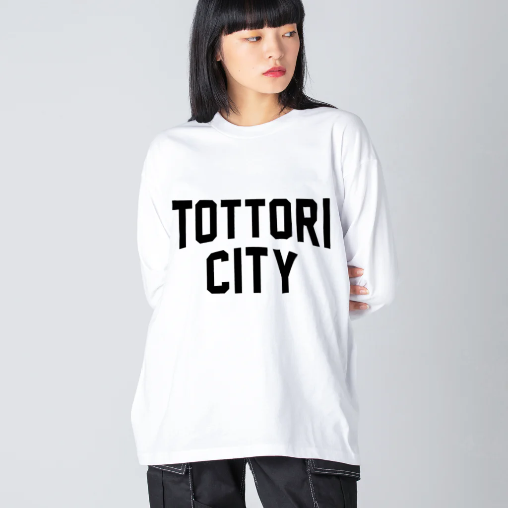 JIMOTOE Wear Local Japanの鳥取市 TOTTORI CITY Big Long Sleeve T-Shirt