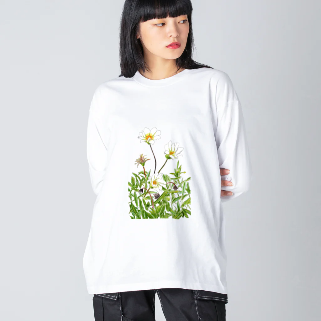 気ままに創作　よろず堂の花咲く小径①いろどり Big Long Sleeve T-Shirt