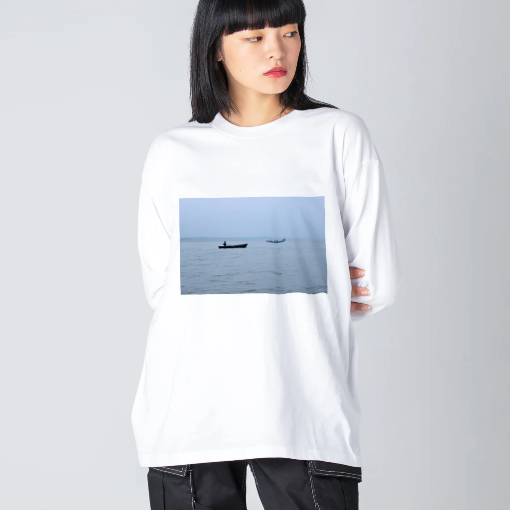 ◯◯◯◯◯のボート ティ Big Long Sleeve T-Shirt