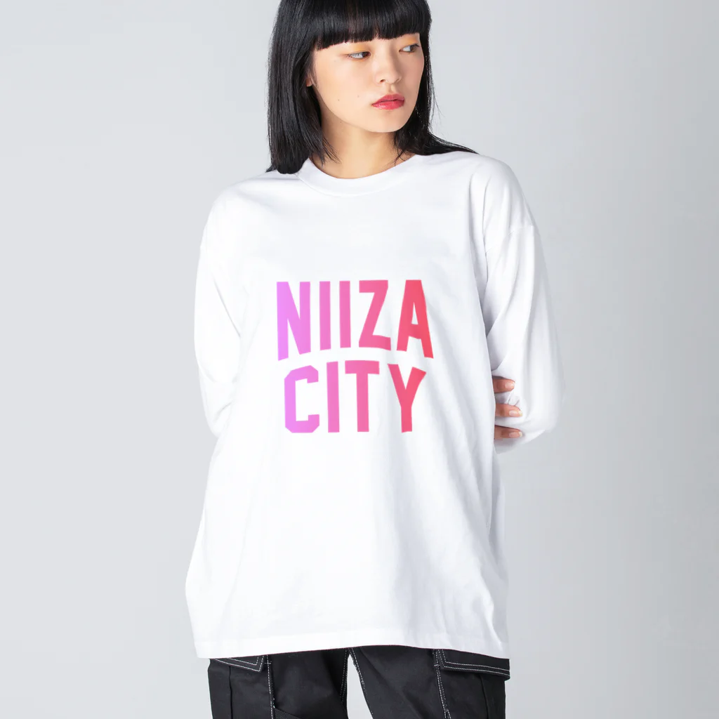 JIMOTO Wear Local Japanの新座市 NIIZA CITY ビッグシルエットロングスリーブTシャツ