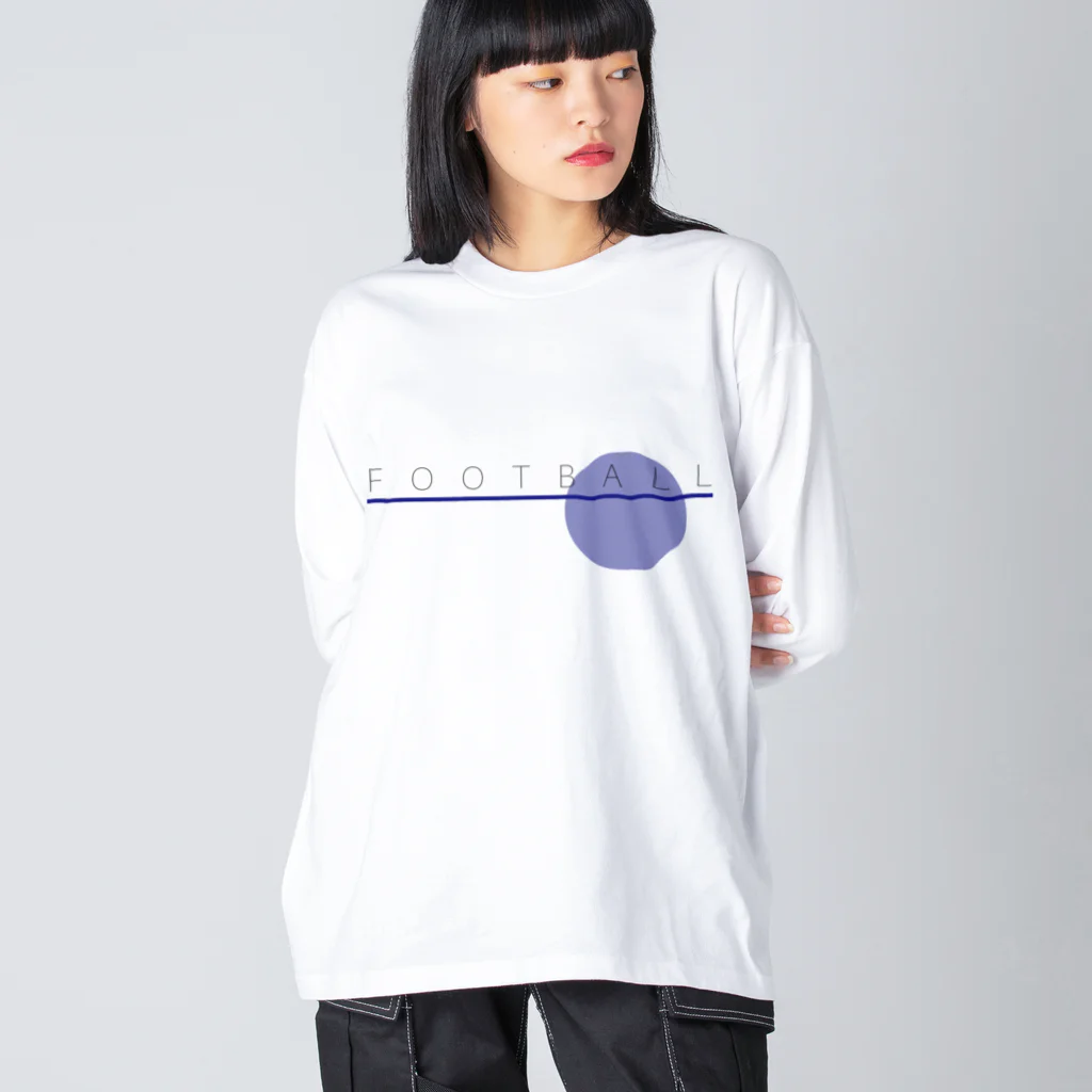 GkoubouのFOOTBALL Big Long Sleeve T-Shirt