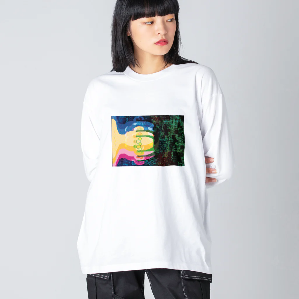 六尺三太郎の電脳新皮質 Big Long Sleeve T-Shirt