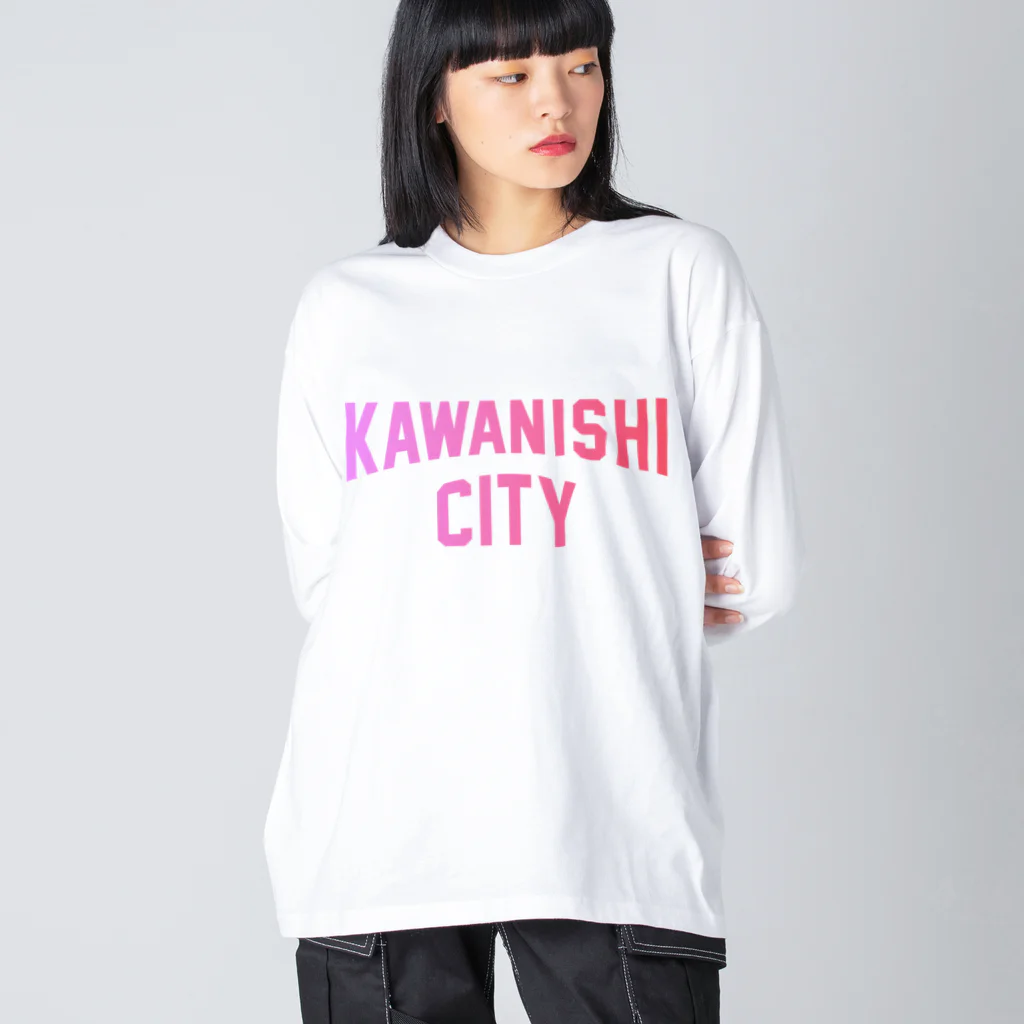 JIMOTO Wear Local Japanの川西市 KAWANISHI CITY ビッグシルエットロングスリーブTシャツ