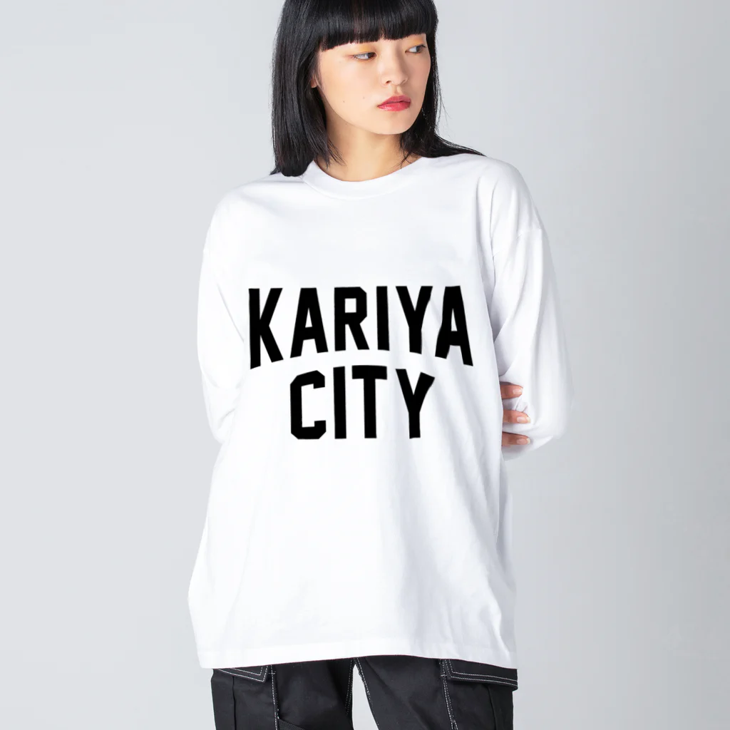 JIMOTOE Wear Local Japanの刈谷市 KARIYA CITY Big Long Sleeve T-Shirt