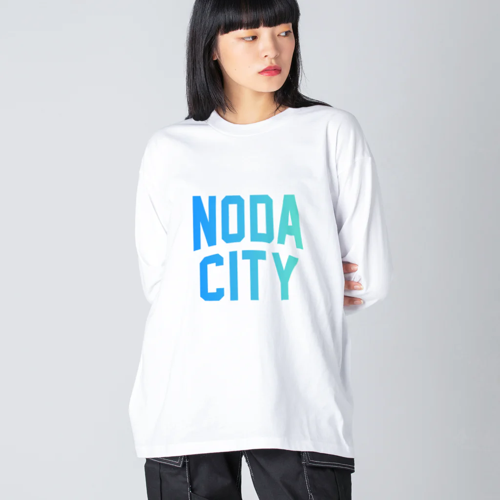 JIMOTOE Wear Local Japanの野田市 NODA CITY Big Long Sleeve T-Shirt