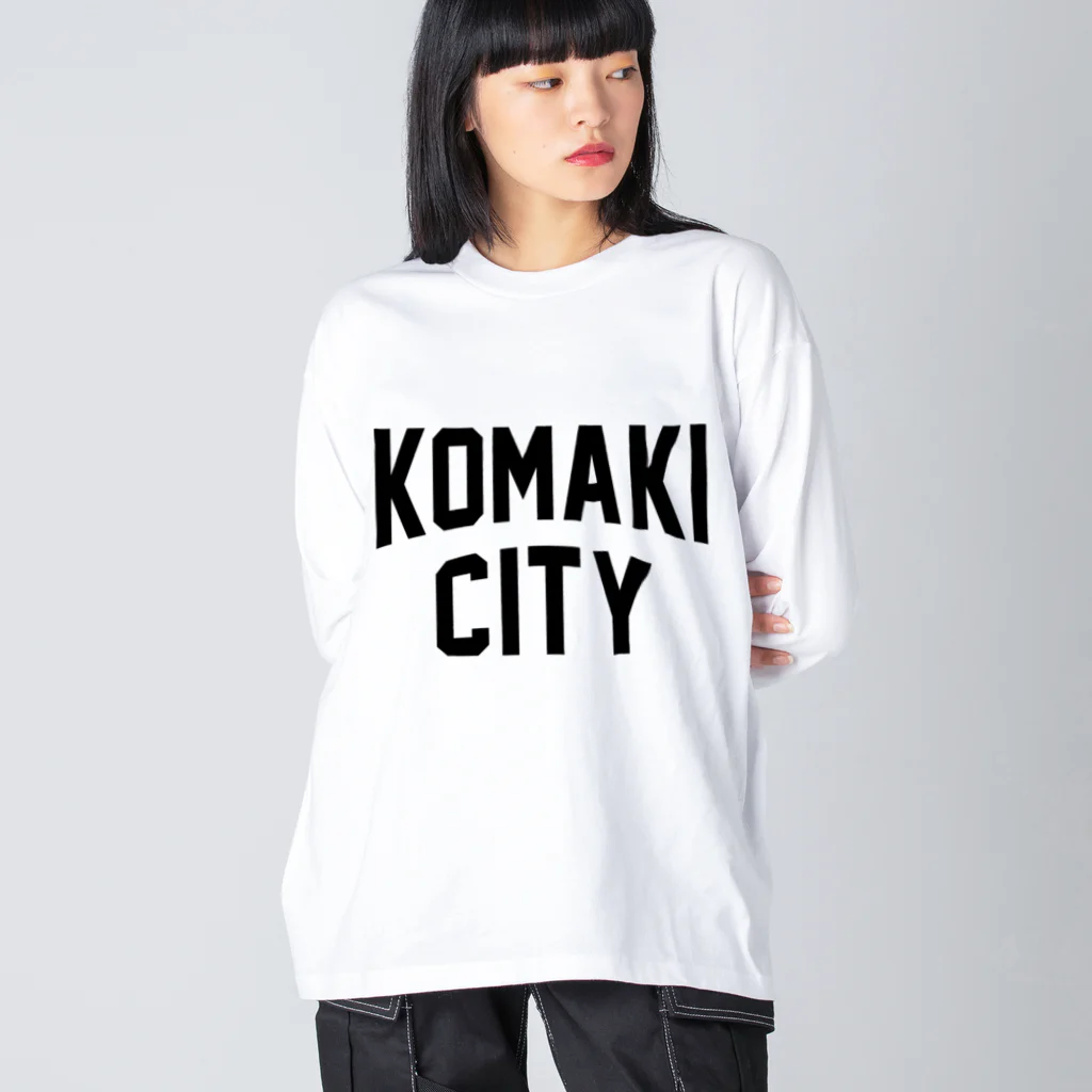 JIMOTO Wear Local Japanの小牧市 KOMAKI CITY ビッグシルエットロングスリーブTシャツ
