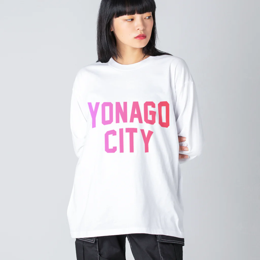 JIMOTO Wear Local Japanの米子市 YONAGO CITY ビッグシルエットロングスリーブTシャツ
