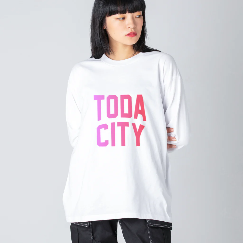 JIMOTOE Wear Local Japanの戸田市 TODA CITY Big Long Sleeve T-Shirt