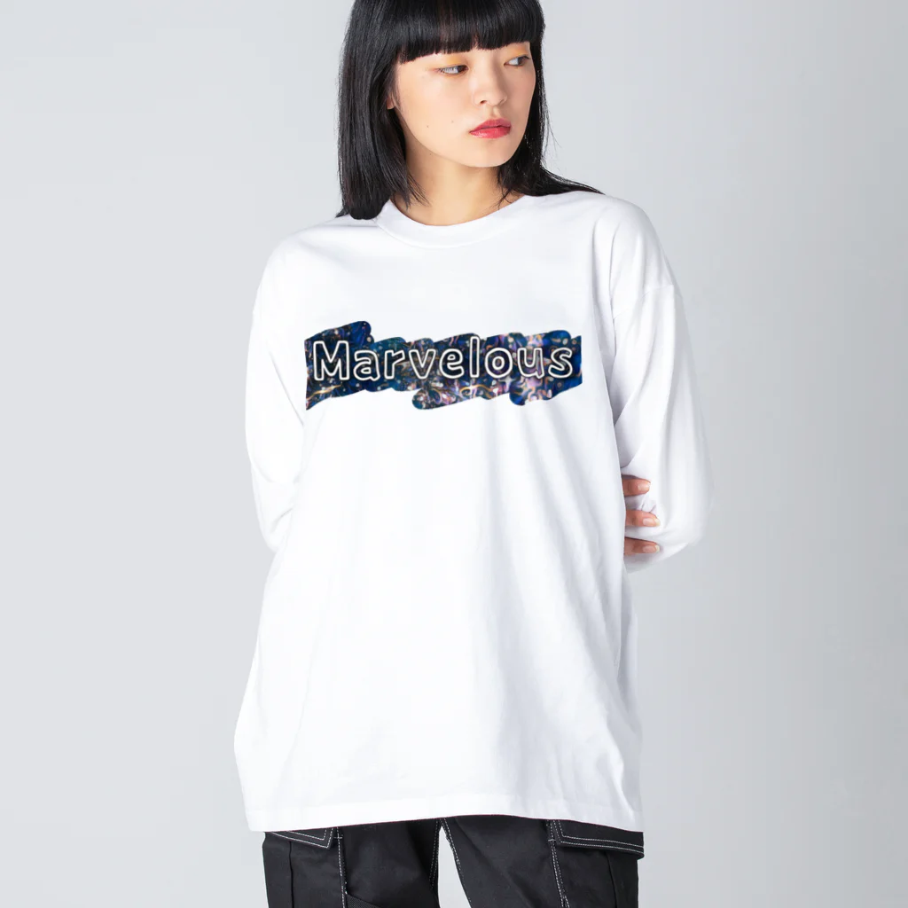 響のMarvelousWorld ビッグシルエットロングスリーブTシャツ