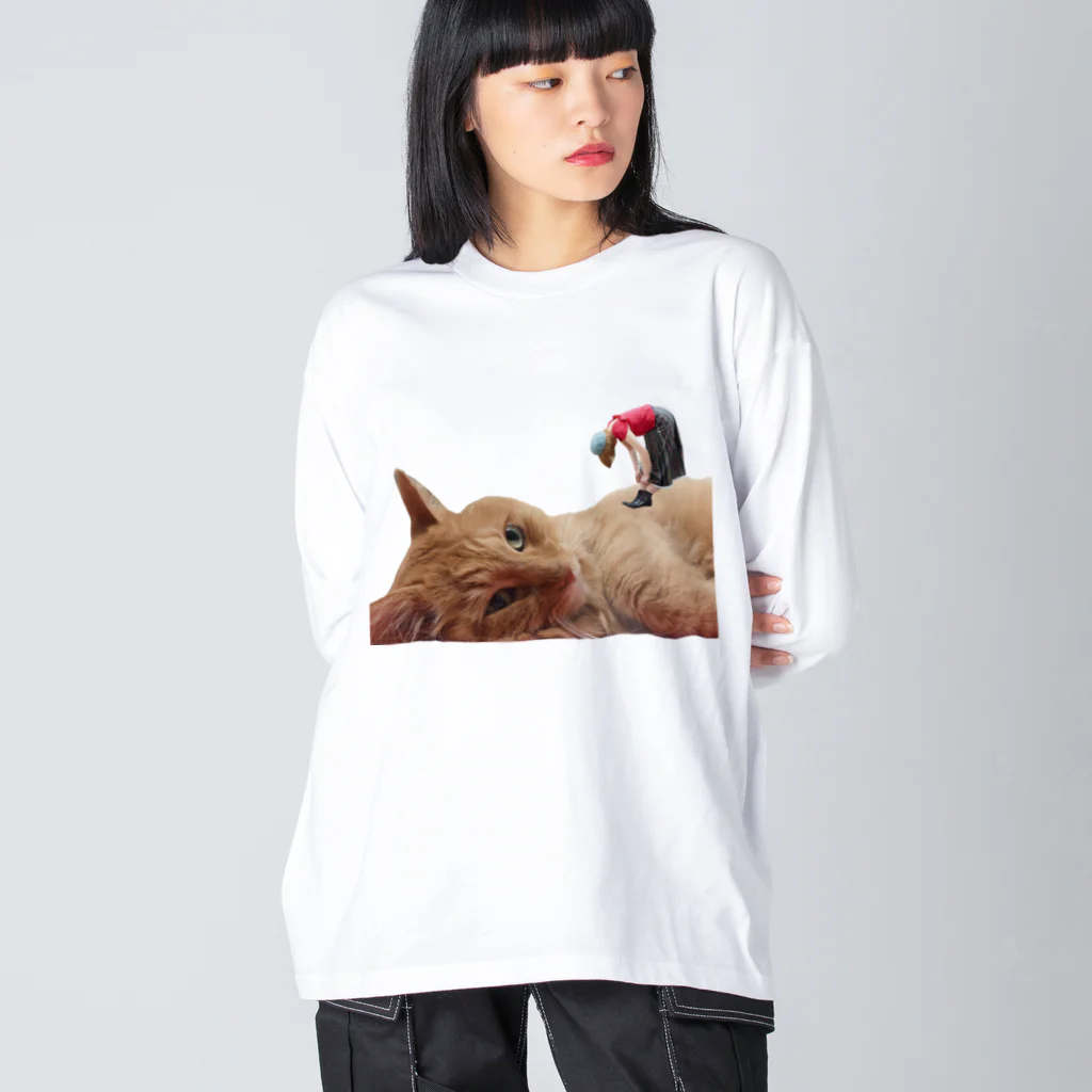 ほのかすまいる🐱歌×猫のほのけんグッズ2020! ビッグシルエットロングスリーブTシャツ