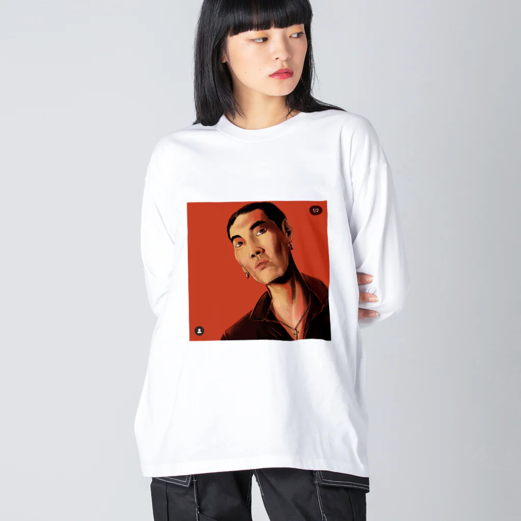 甲虫王者ヤーマンのかま Big Long Sleeve T-Shirt