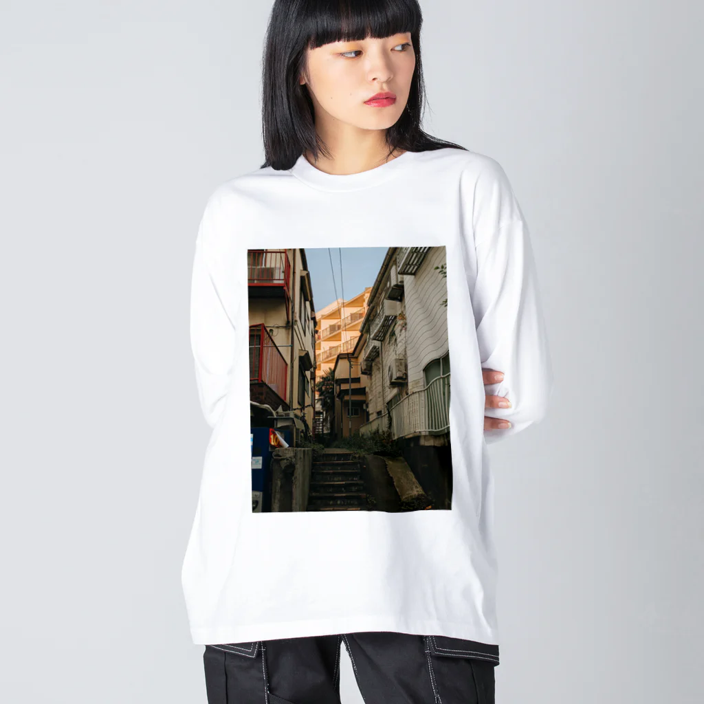 y0ungandf00lishのpale orange Big Long Sleeve T-Shirt