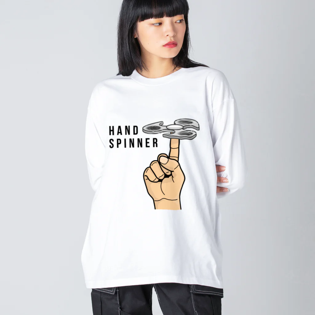 DRIPPEDのHAND SPINNER-ハンドスピナー- ビッグシルエットロングスリーブTシャツ